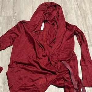 Attachment Women's Red Hooded Top size small